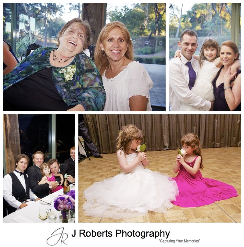 Guests at wedding reception at The Deckhouse Woolwich - Sydney wedding photographer 